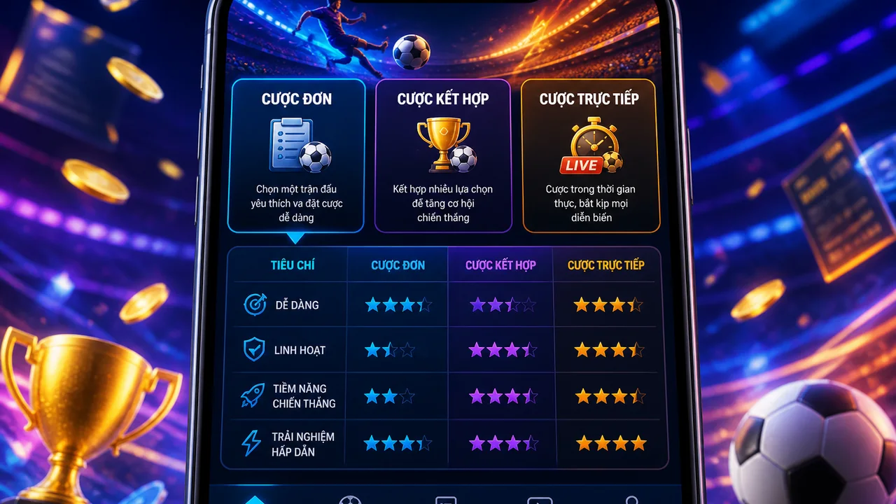 Người mới trên điện thoại nên chọn thể thức nào? So sánh shbet theo tiêu chí mobile-first